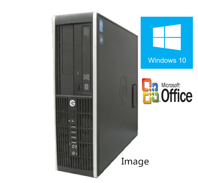 中古パソコン Windows 10 Pro 64Bit Microsoft Office Personal 2010付属 HP Compaqシリーズ Core i5/メモリ8G/HD250GB/DVD-ROM_画像1