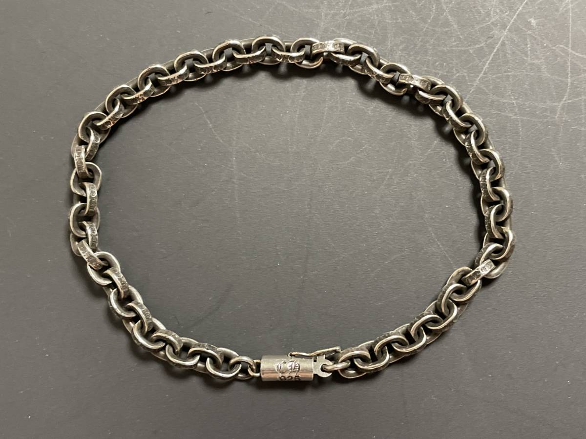 CHROME HEARTS クロムハーツ PPR CHN PAPER CHAIN 8インチ ペーパーチェーン ブレスレット 14K 