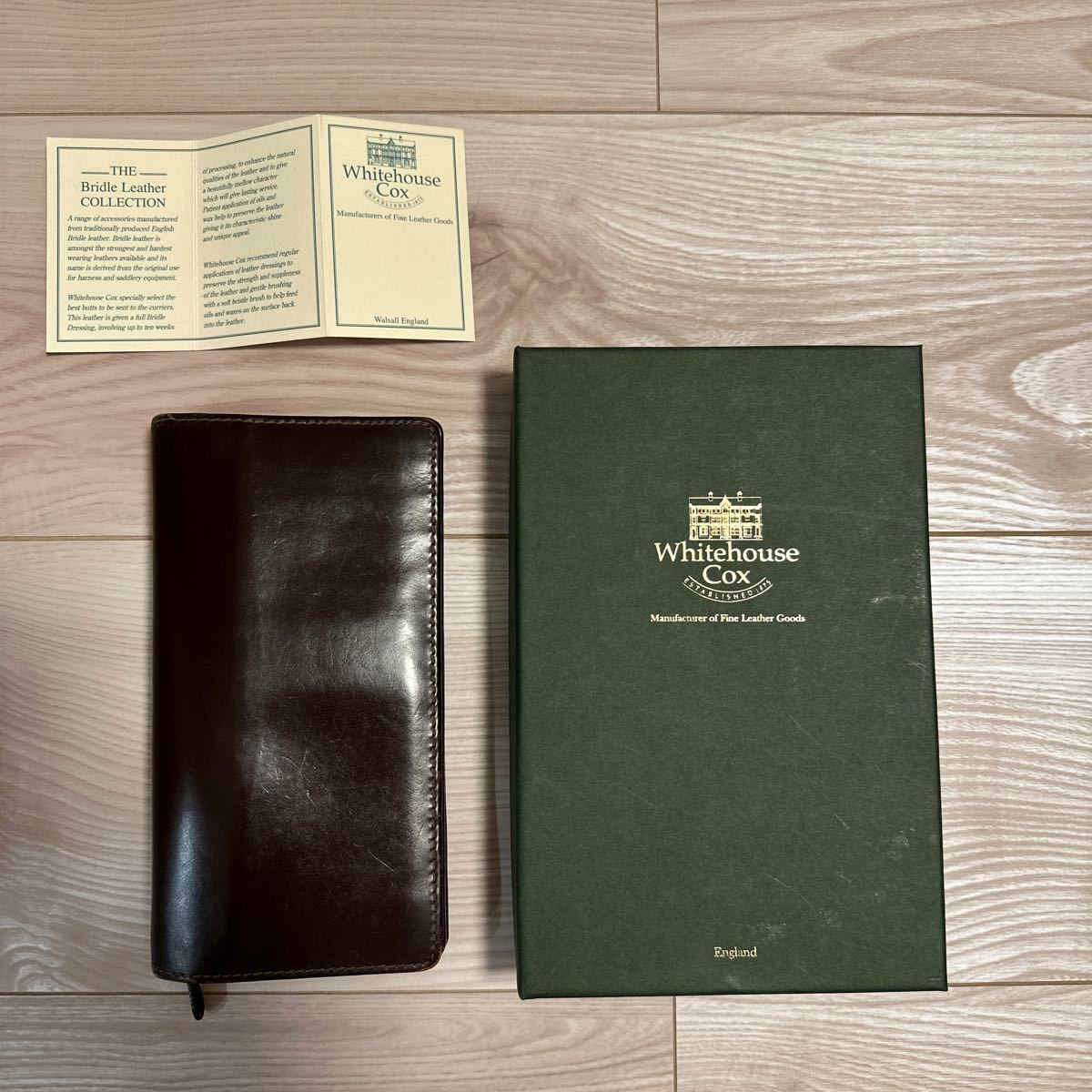 Whitehouse Cox ホワイトハウスコックス 長財布 S8819 ブライドル