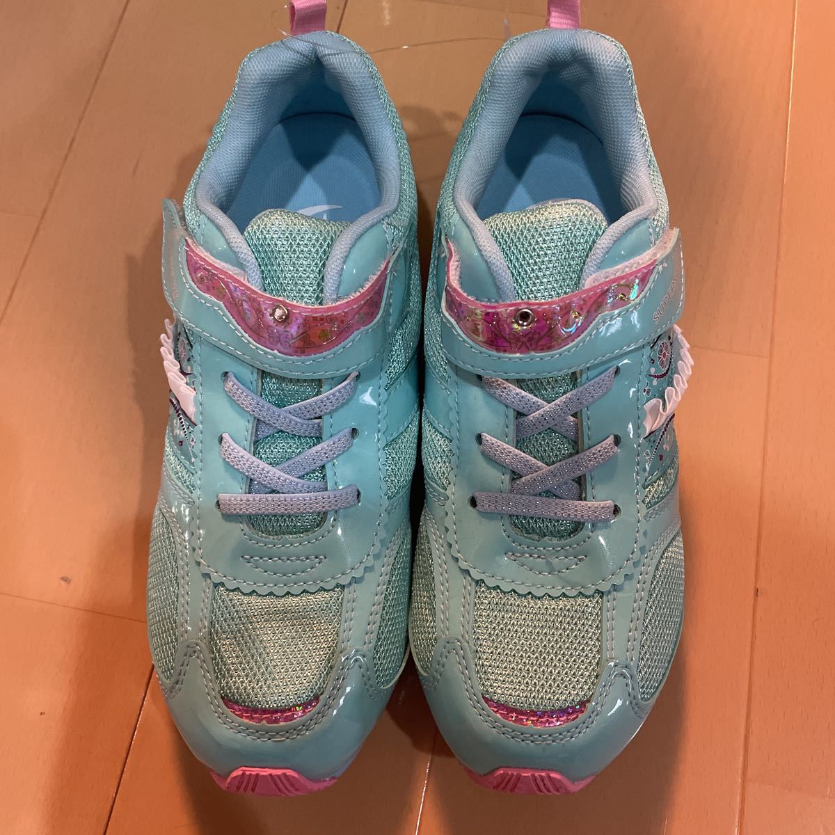 新品　スーパースター　SUPERSTAR 女の子運動靴 22.5cm スニーカー　moonstar ムーンスター　送料510円〜_画像1