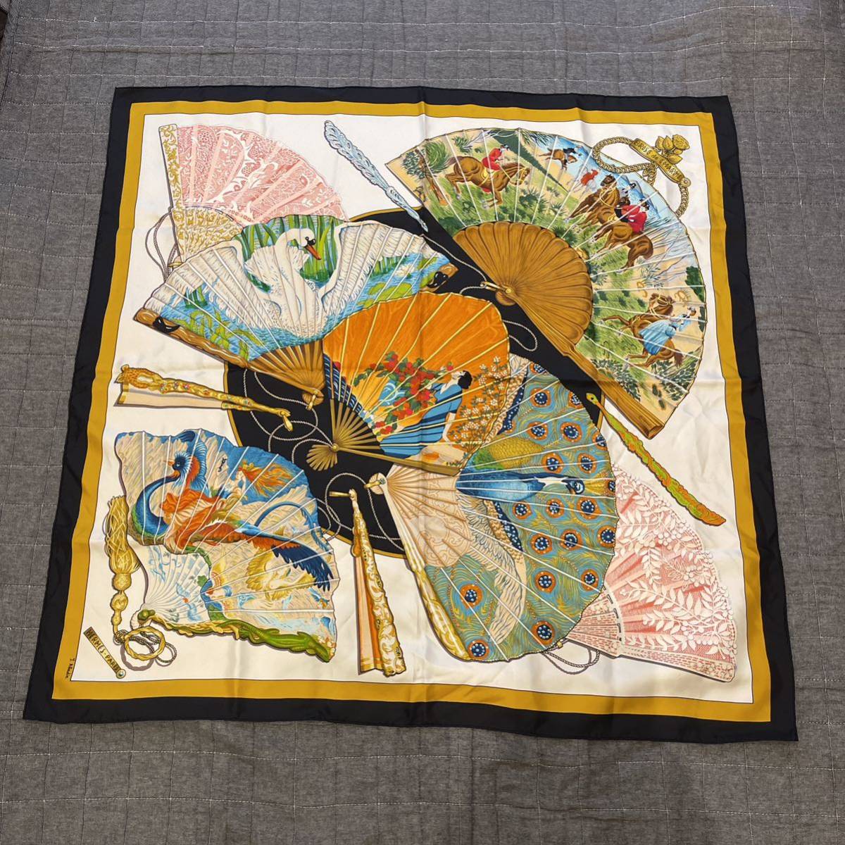本物の カレ90 【極美品】エルメス BRISE カレ90 スカーフ BRISE de