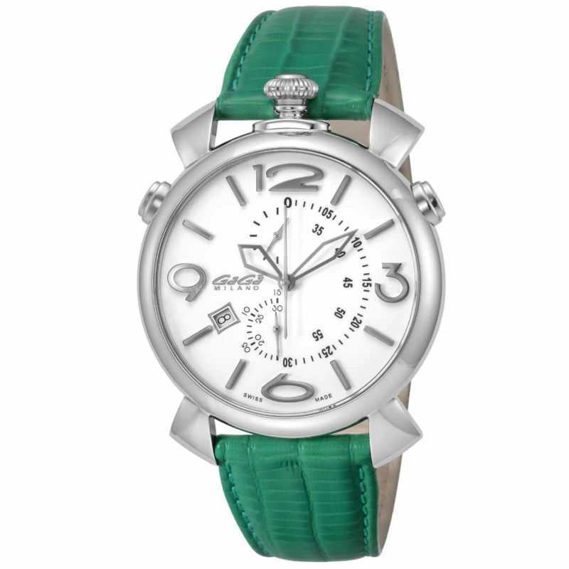 新品未使用】 GAGA MILANO ガガミラノ 腕時計 グリーン ホワイト