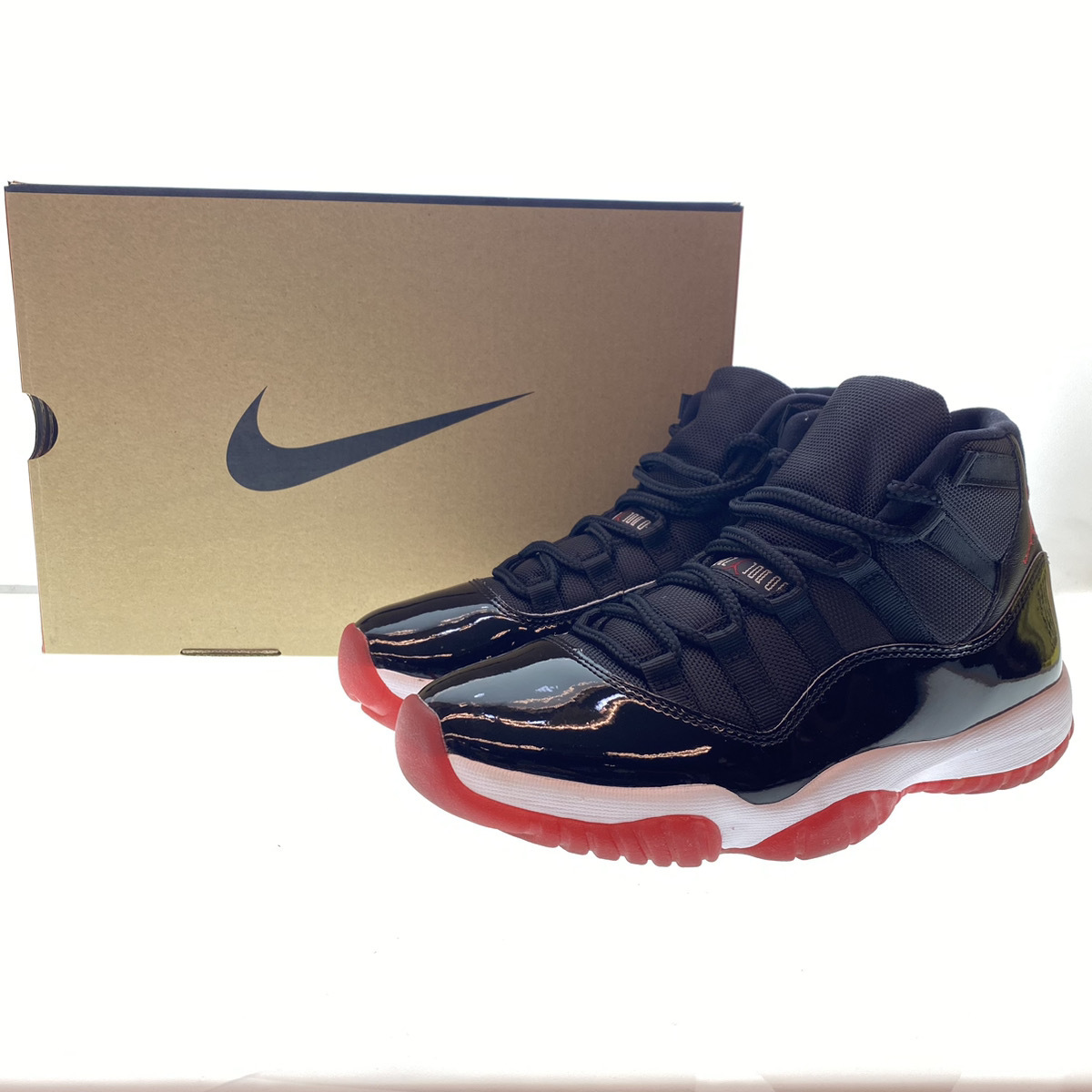 ●NIKE ナイキ AIR JORDAN 11 RETRO Bred エアジョーダン 11 レトロ ブレッド ブラック 黒 レッド 赤 378037-061 104