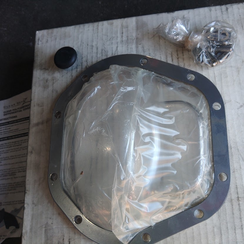 TransDapt clear diff cover #8403 dead stock waste version goods DANA44 Chevrolet, Ford etc. 4WD front 