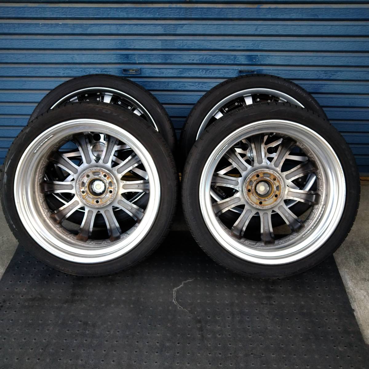 WORK VARIANZA ワーク ヴァリアンツァ V5N 19インチ 8J+45 5H-114.3 トーヨータイヤ ナノエナジー3PLUS 225/40R19 4本セット