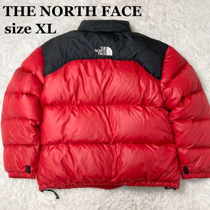 THE NORTH FACE ヌプシ ダウンジャケット 希少XL レッド 赤-