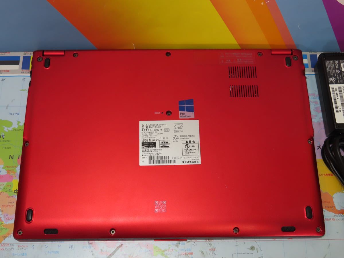JC10186 富士通 LIFEBOOK U937R LTE 13.3型 軽量 第7世代office2019 JC10186 富士通 LIFEBOOK U937R LTE 13.3型 軽量 第7世代office2019