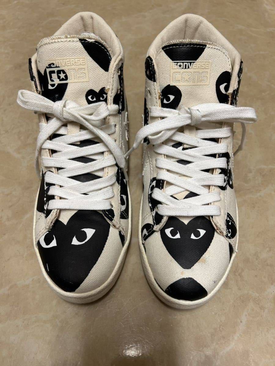 プレイコムデギャルソン CONVERSE スニーカー size6 24cm 商品细节