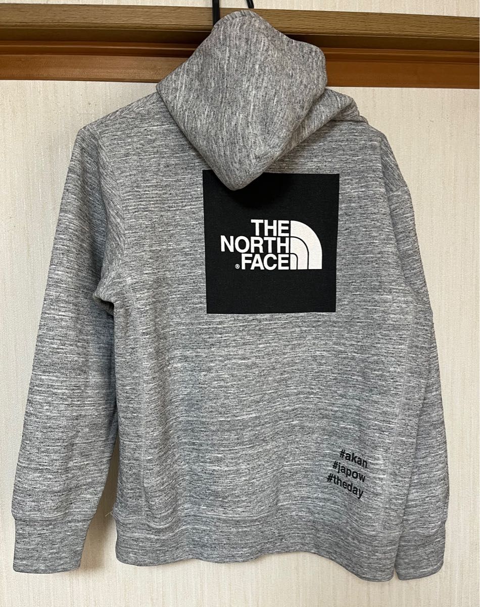 激レア THE NORTH FACE ボックスロゴ 阿寒湖限定パーカー M