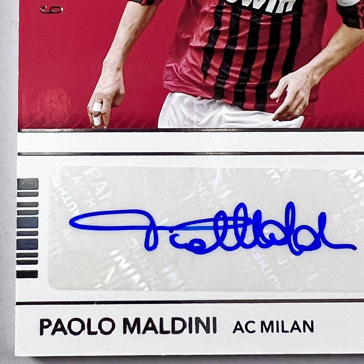 【世界限定99枚】マルディーニ 直筆サイン ACミラン イタリア代表 auto セリエA Autographs Paolo Maldini AC Milan Panini Chronicles _画像5