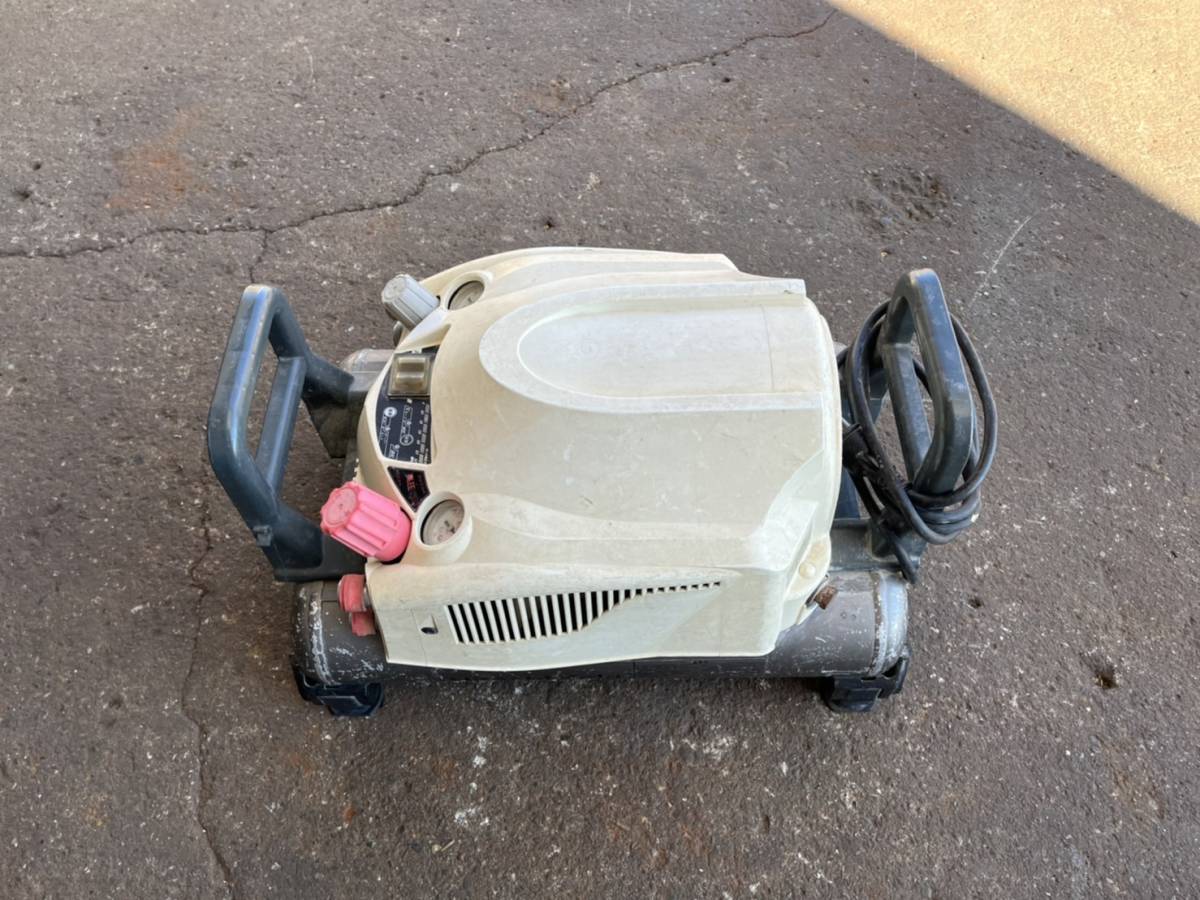 日立工機高圧エアーコンプレッサー EC1443H 動作確認 Hikoki