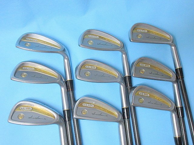 中古 本間ゴルフ ホンマ LB-606 NEW H&F アイアン 金モグラ 4スター 9