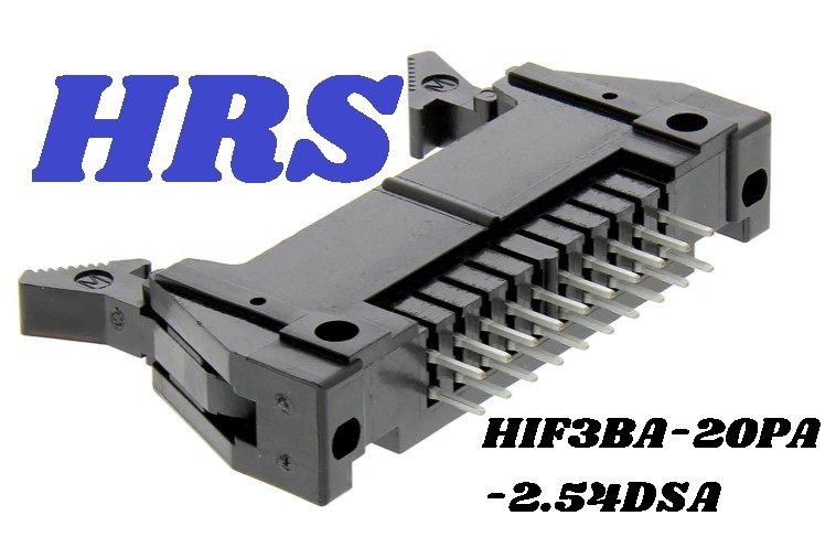 ヒロセ電機　HIF3BA-20PA-2.54DSA　10個/袋入　ボックスヘッ20P(ストレート形・MILスタンダード)【激安】ーBOX208_画像3