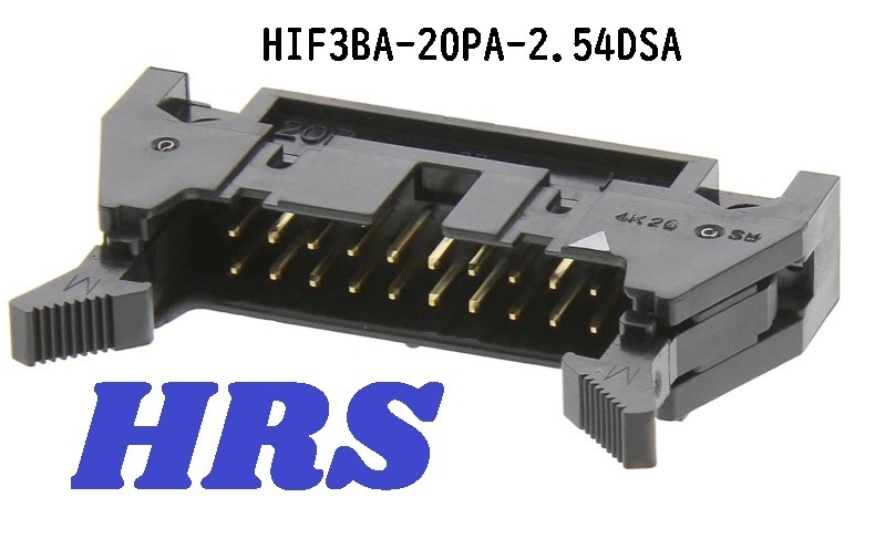 ヒロセ電機　HIF3BA-20PA-2.54DSA　10個/袋入　ボックスヘッ20P(ストレート形・MILスタンダード)【激安】ーBOX208_画像2