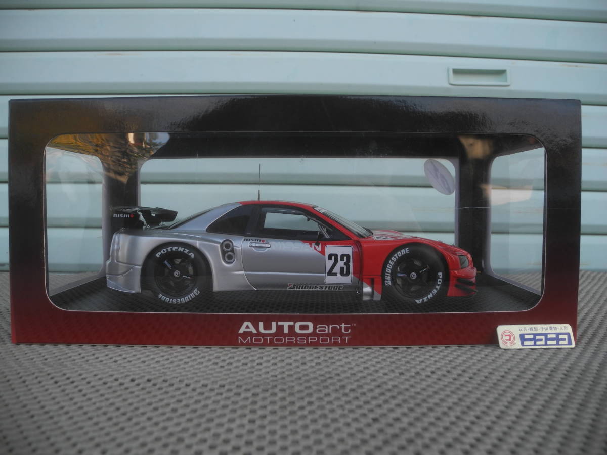 ◎1/18 ◎ニッサン 日産 スカイライン テストカー オートアート：新品未開封／AUTOart NISSAN SKYLINE GT-R 2003 JGTC　Test Car #23_画像5