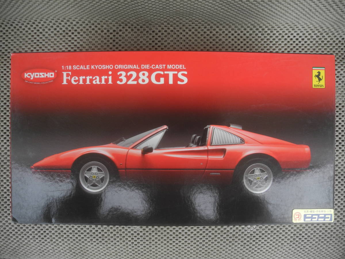 ◎1/18 ◎KYOSYO Ferrari 328GTS 京商 フェラーリ 328GTB 1988 レッド