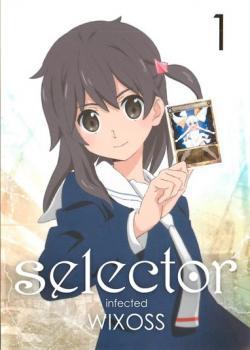 selector infected WIXOSS 第1話～第12話 最終 全6枚 レンタル落ち 全巻セット 中古 DVD_画像1