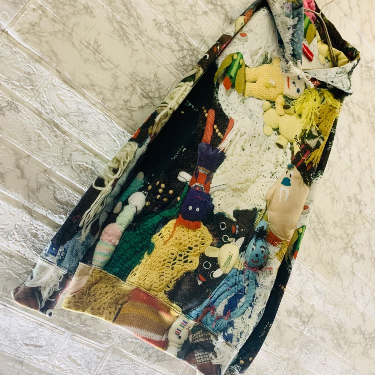 ●極ダブルネーム●爆芸術融合品●シュプリーム●パーカー●詰合人形●希少サイズ●