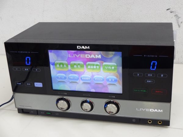 M043-N31-39 第一興商 DAM-XG5000 LIVE DAM ライブダム カラオケ機器 通電確認済 現状品①