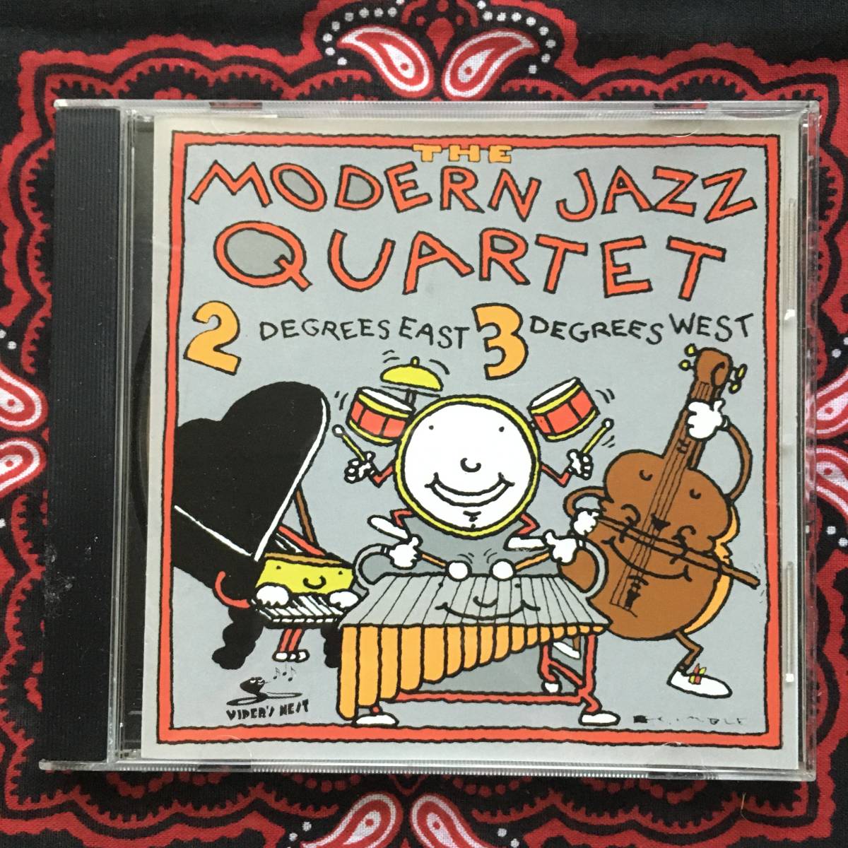 MJQ/The Modern Jazz Quartet/2 Degrees East 3 Degrees West/ビル・パーキンス/ジム・ホール/ジョン・ルイス/パーシー・ヒース/チコ・_画像2