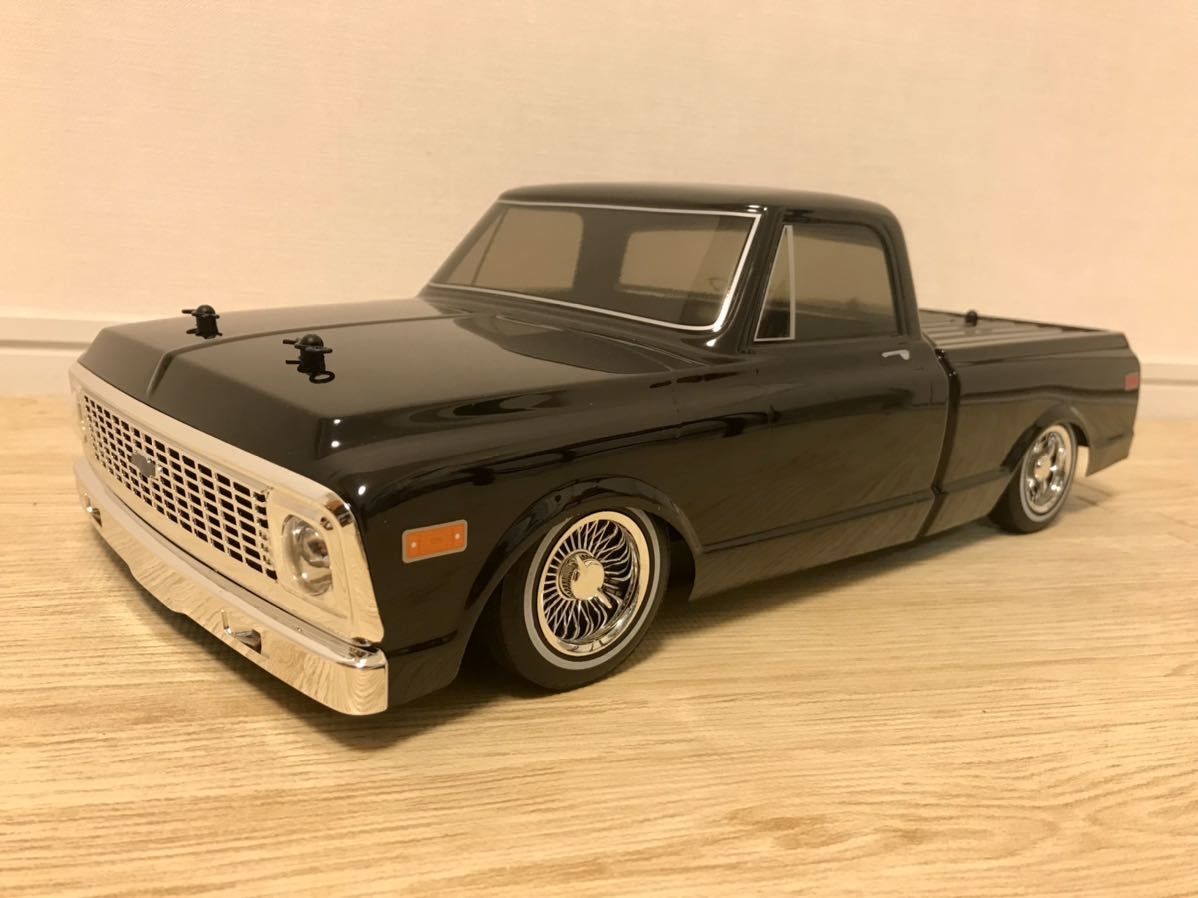1972 CHEVY C10 ローライダーカスタム 1/10 RC メーカー組立済 RTR