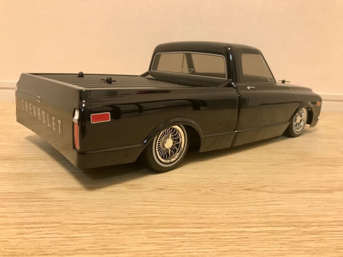 1972 CHEVY C10 ローライダー仕様 1/10 RC 完成済フルセット seven