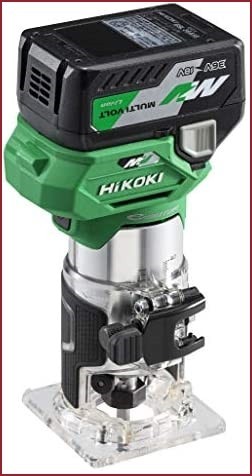 HiKOKI(ハイコーキ) 36V コードレス トリマ 軸径6mm 8mm 取り付け可能 蓄電池1個・充電器・システムケース付き