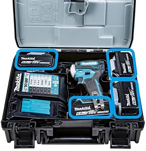 マキタ インパクトドライバTD162(14.4V)黒 トルク175Nm 6.0Ahバッテリ2