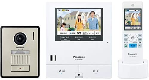 パナソニック テレビドアホン 電源コード式 ワイヤレスモニター付 VL-SWD505KF