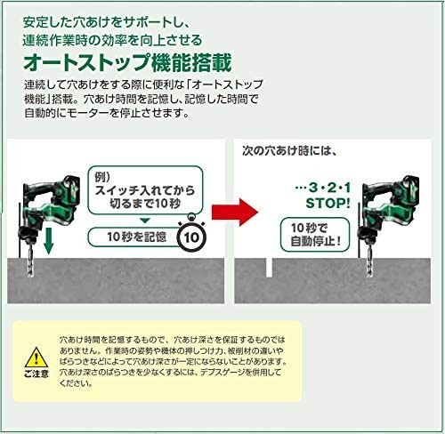 HiKOKI(ハイコーキ) 18V コードレス ハンマドリル ワンハンドタイプ SDSプラスシャンク_画像7