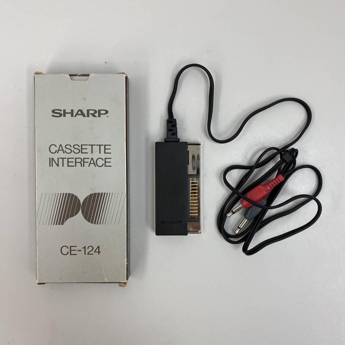 22L1128** SHARP sharp CE-124 карманный компьютер для кассета интерфейс CASSETTE INTERFACE работоспособность не проверялась **