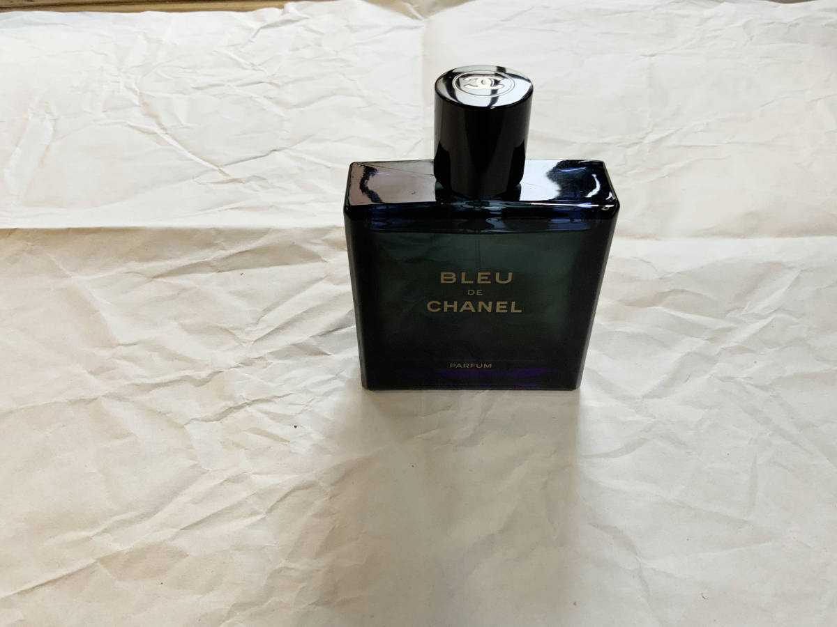 香水 ＣＨＡＮＥＬ ブルードゥ シャネル パルファム 100ｍｌ 残量9割以上 フランス製 中古品 _画像1