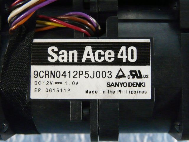 1LKS // SanAce40 9CRN0412P5J003 12V 1.0A 2 piece set / 4cm fan // HITACHI HA8000/RS210 AM2 taking out // stock 1