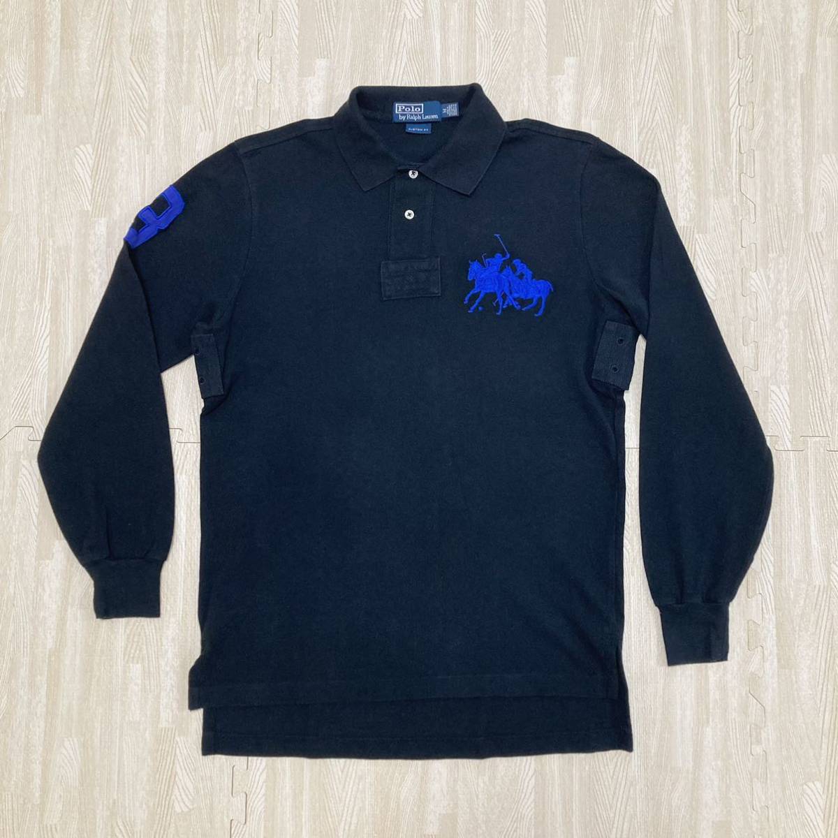 ◇激レア◇ポロラルフローレン 長袖ポロシャツ Mサイズ 送料無料 Polo Ralph Lauren カットソー ゴルフ テニス スポーツ 綺麗目