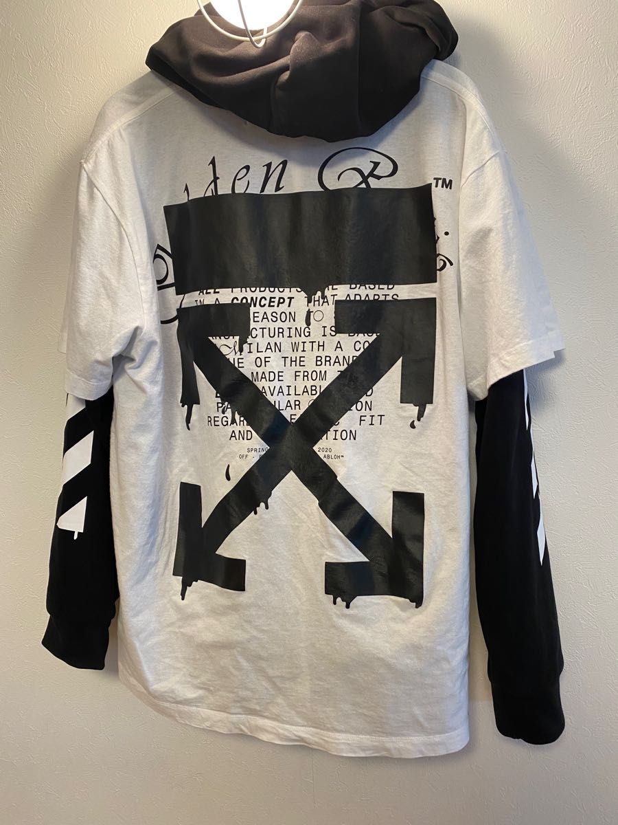 off-white ドリップアロー tシャツ