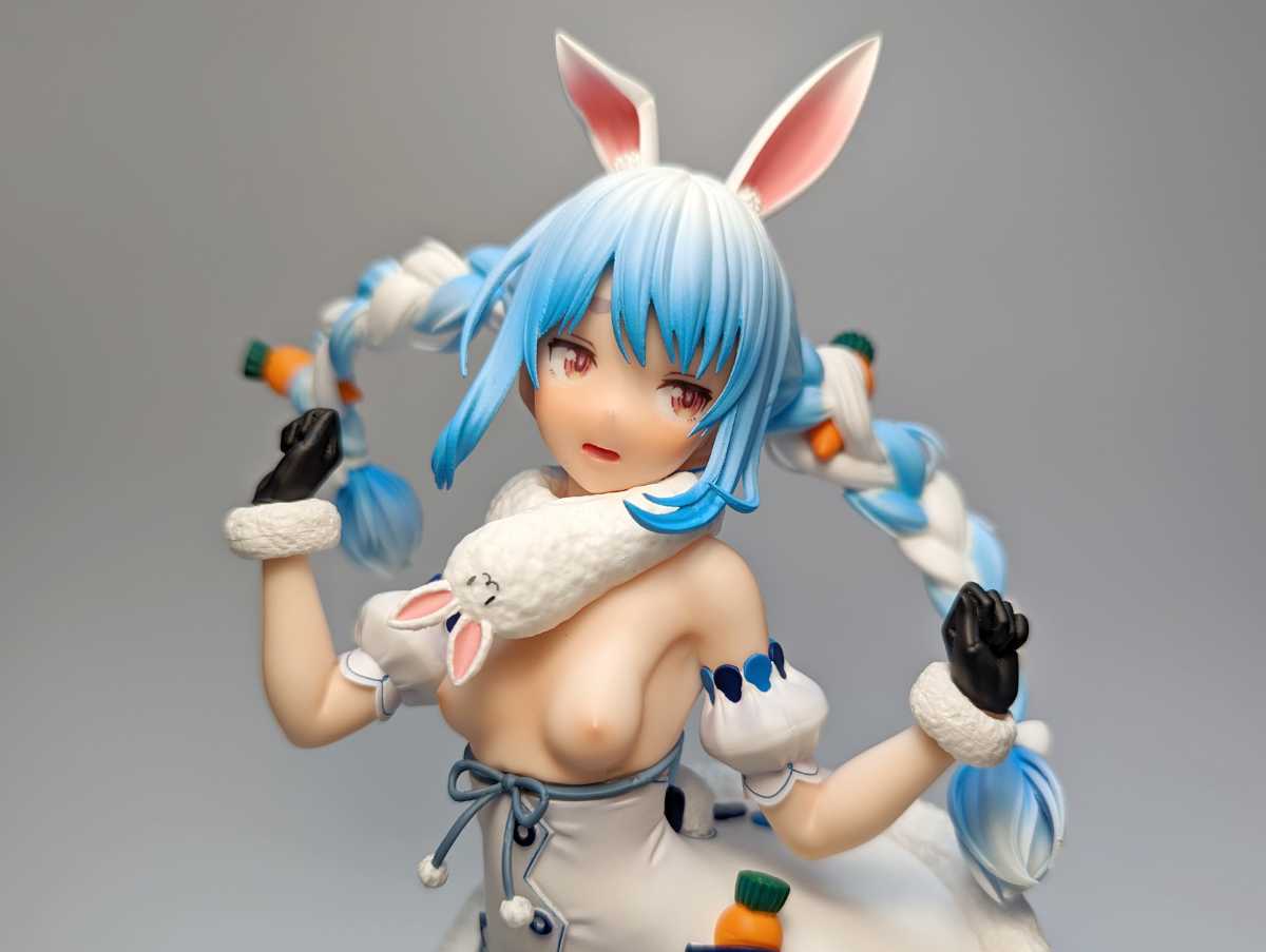 ★バストキャストオフ&生足仕様★ フジヤマサンカク ホロライブ 兎田ぺこら 塗装済み完成品 ガレージキット 7