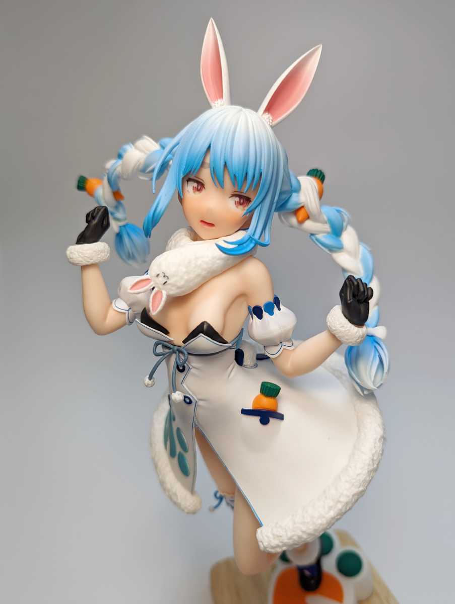★バストキャストオフ&生足仕様★ フジヤマサンカク ホロライブ 兎田ぺこら 塗装済み完成品 ガレージキット 2