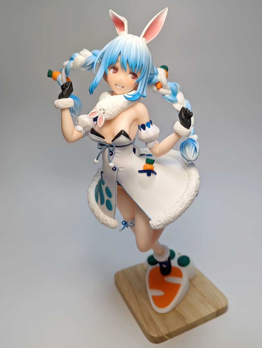 ★バストキャストオフ&生足仕様★ フジヤマサンカク ホロライブ 兎田ぺこら 塗装済み完成品 ガレージキット 3