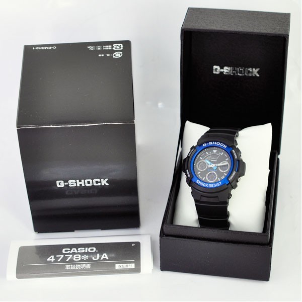 カシオ メンズ腕時計 G-SHOCK AW-591-2AJF CASIO 文字盤黒 クオーツ 樹脂_画像4