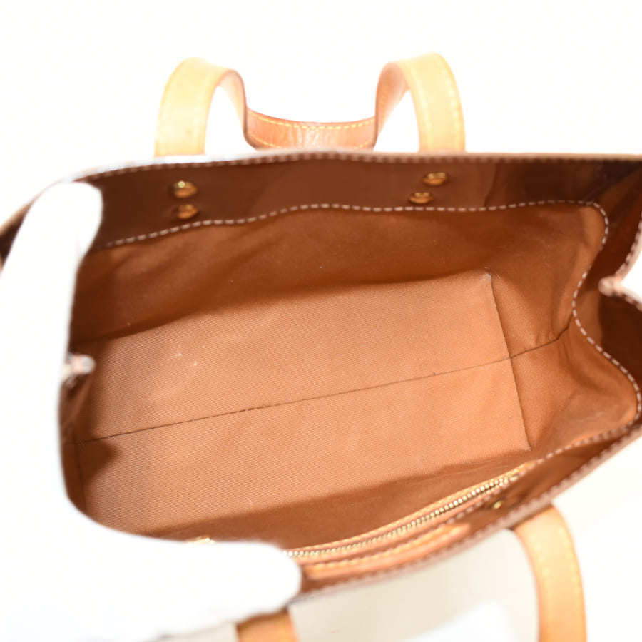 ルイヴィトン リードPM ハンドバッグ M91146 モノグラム ヴェルニ ブロンズ レディース LOUIS VUITTON Reade PM_画像8