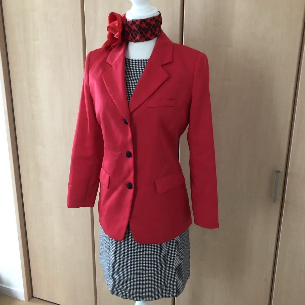 *CA rearing aviation speciality school 9 number cabin attendant schuwa-tes uniform lik route suit uniform set * can girl IAA cosplay 