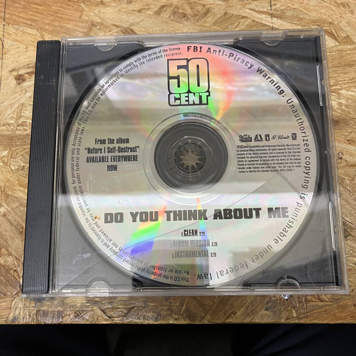 奥棚◎ HIPHOP,R&B 50 CENT - DO YOU THINK ABOUT ME INST,シングル! CD 中古品_画像1