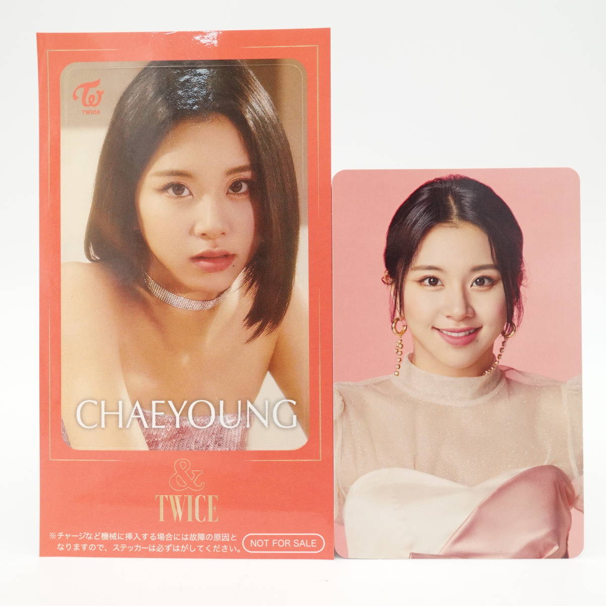 TWICEtuwa chair /CHAEYOUNG che yon/& TWICE/Taste of LOVE/The Year of Yes/Univercity/ trading card card sticker /8054