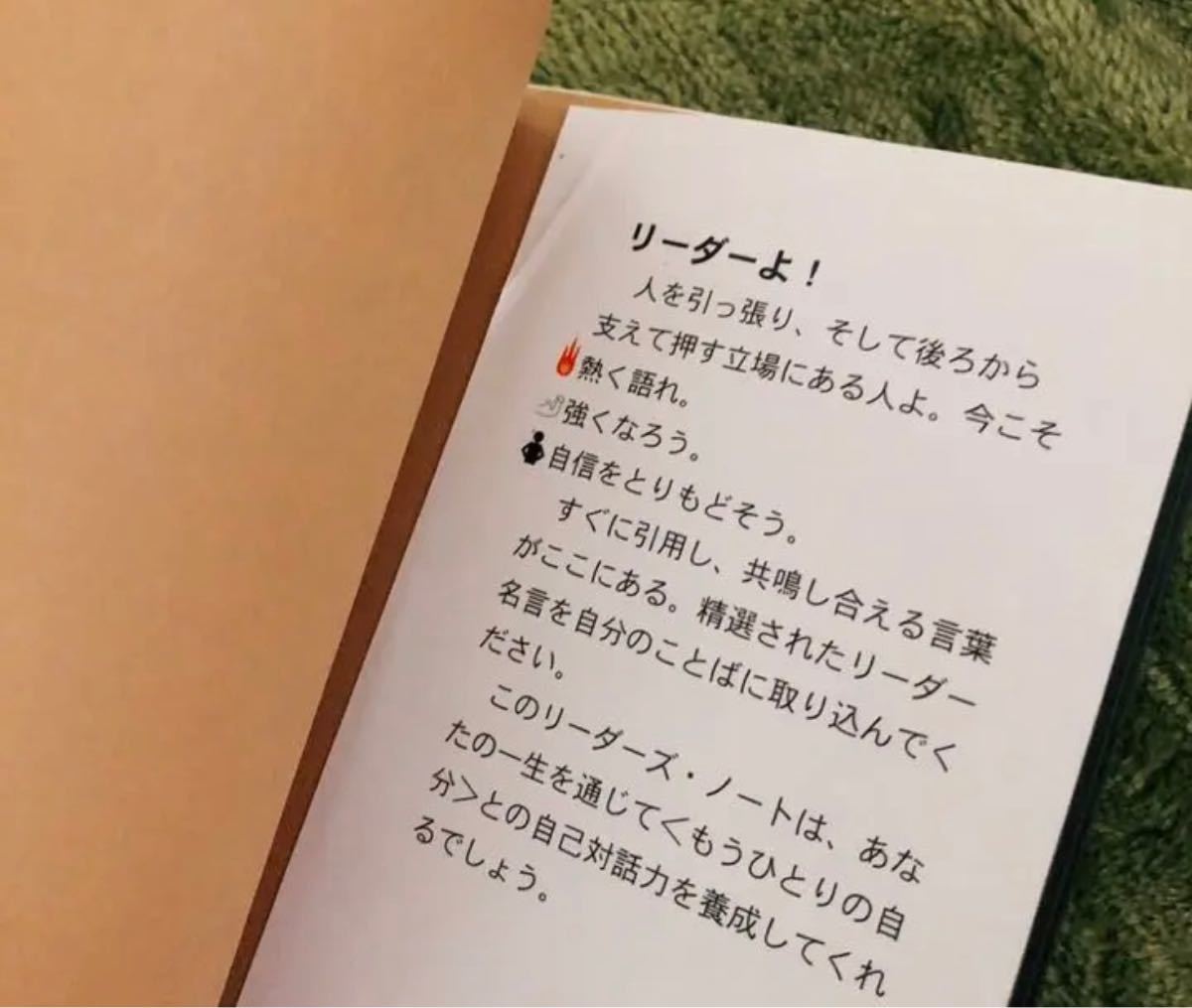 はじめてのリーダーズノート　石野誠一