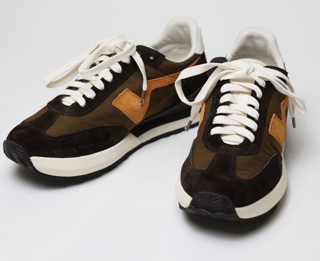 安全Shopping安全Shoppingvisvim WALPI RUNNER レザースニーカー