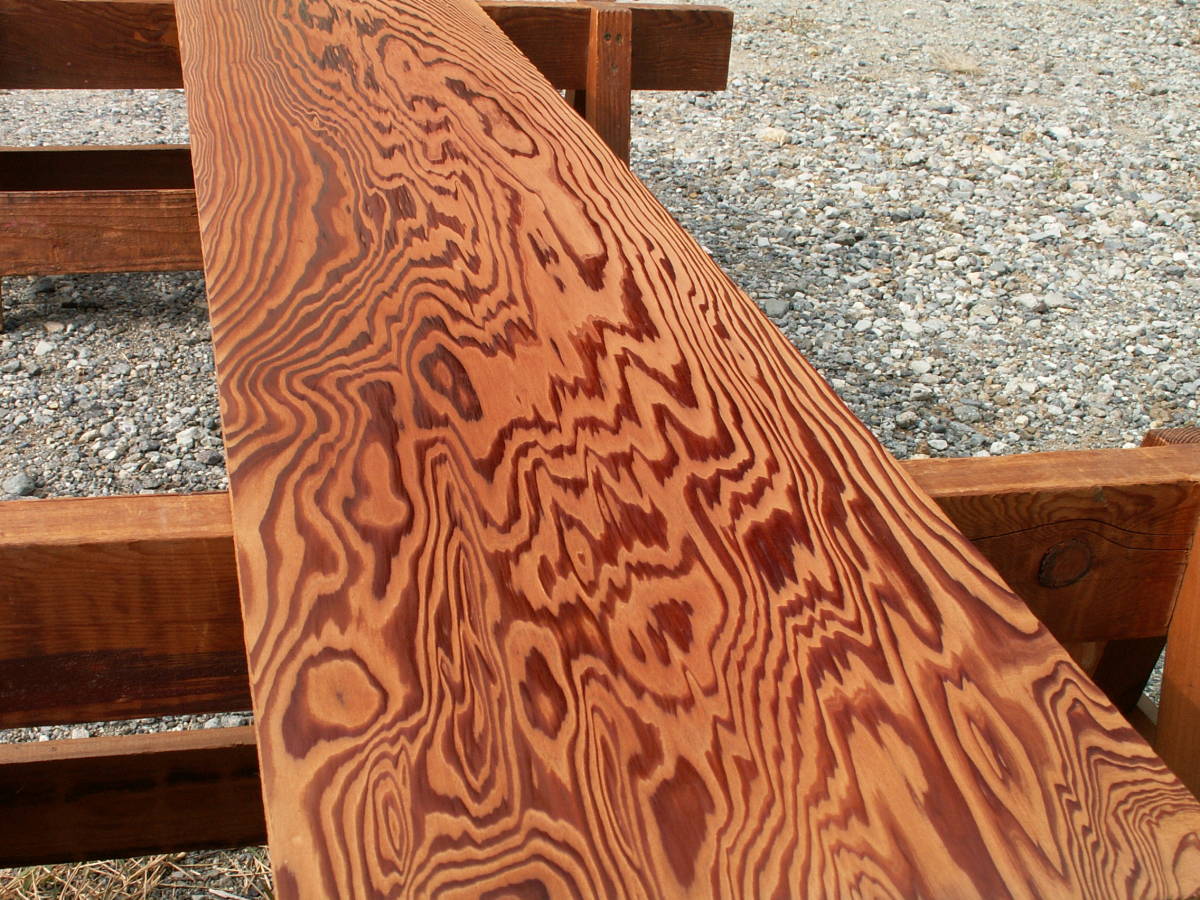 屋久杉2ｍ材 巾32.5ｃｍ すばらしい木目 天井板 腰板 世界遺産 H135の画像1