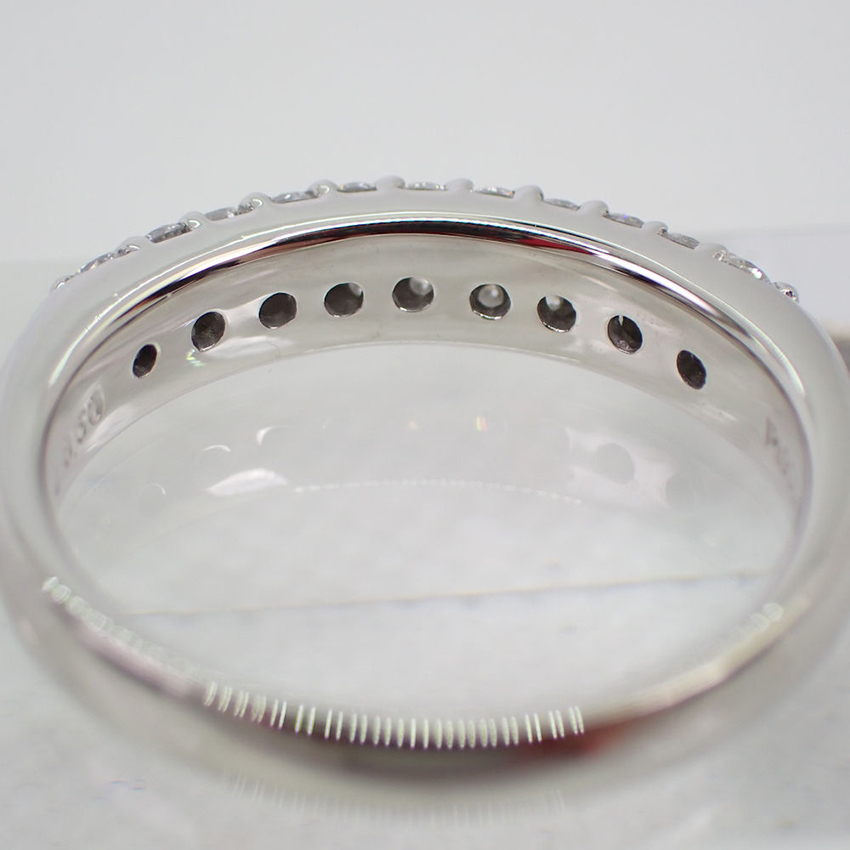 Pt900 ダイヤモンド/0.50ct パヴェ リング 12号[g923-3