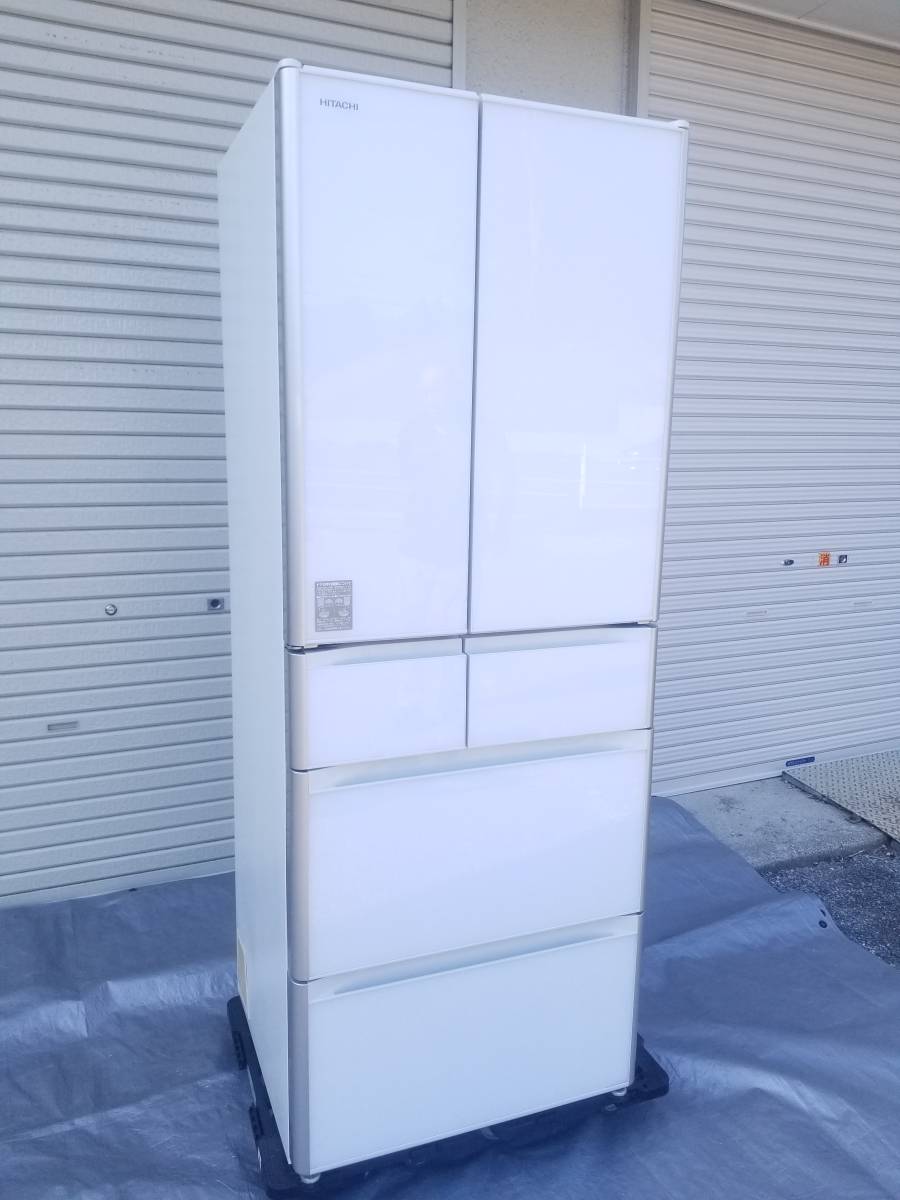 ☆ 日立 475L フレンチ6ドア 冷凍冷蔵庫 R-XG4800H(XW) 真空チルド
