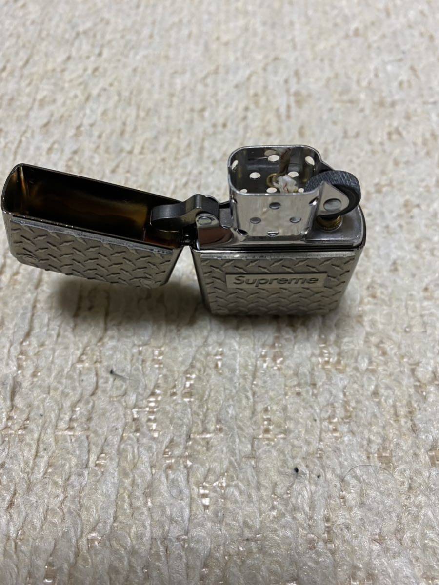 未使用 Supreme Diamond Plate Zippo シュプリーム ジッポ ライター 19SS_画像5
