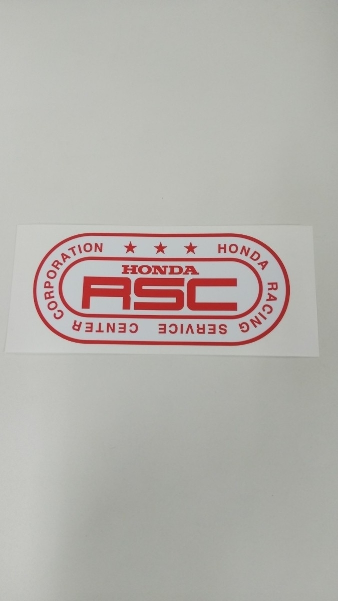 ホンダ RSC ステッカー初期 2枚セット 赤 S600 S800_画像2